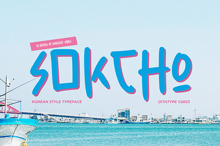 Sokcho, a Symbol Font by Ditatype