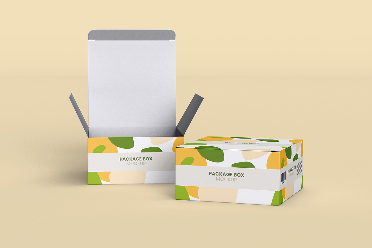 Package Box Mockup - 7 views, a Packaging Mockup by Illusiongraphic (Photo 4 of 19)