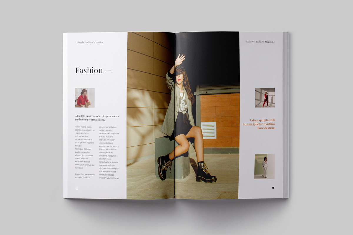 Lifestyle Magazine Template, a Magazine Template by ElvinPrint (Photo 6 of 14)