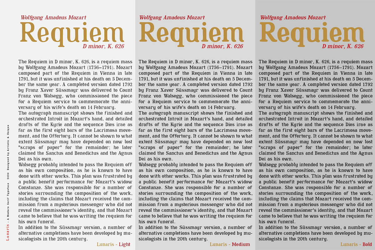 Lunaris - Serif Font Family, a Serif Font by Artistic & Unique (Photo 14 of 14)
