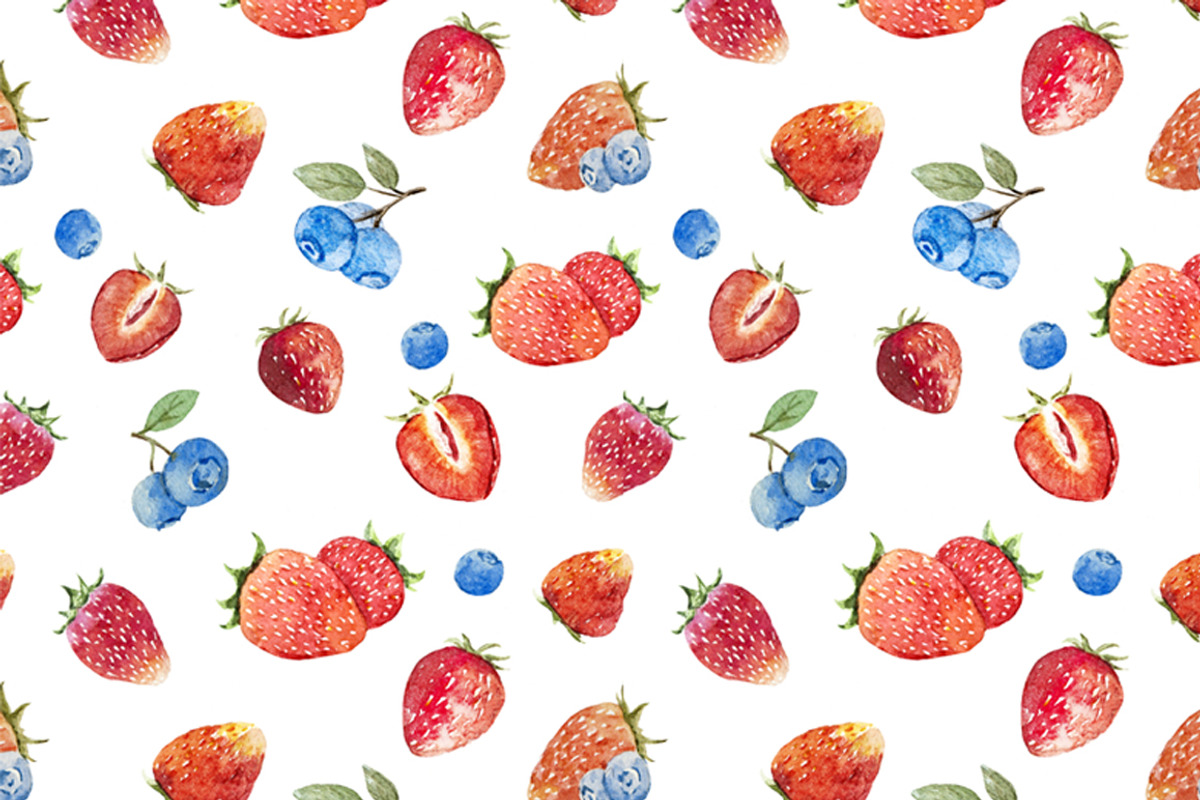 Berry Patterns, a Pattern Graphic by Lembrik's Artworks