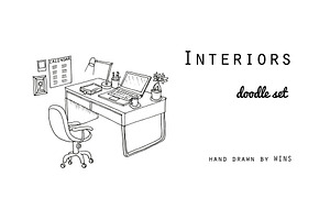 Interiors. EPS - JPEG - PNG