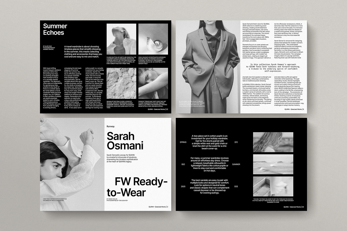QUINN / Landscape Portfolio Template, a Brochure Template by Studio Dara (Photo 12 of 20)