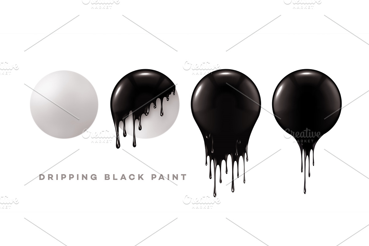 Set of 3d realistic spheres with, a Texture Illustration by Vik_Y  Vector&Design