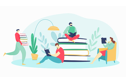 Group of people student together, an Object Graphic by VectorsBang
