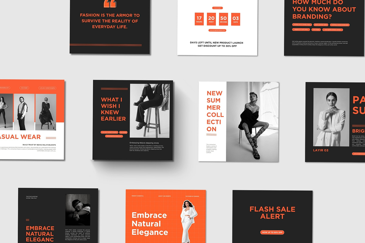 100 Animated Canva Instagram Kit, a Social Media Template by TheBrightGrap (Photo 3 of 25)
