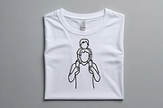 Father Son Line Art Embroidery Desig, an Illustration by Purpose Ekbal (Thumbnail 2 of 3)
