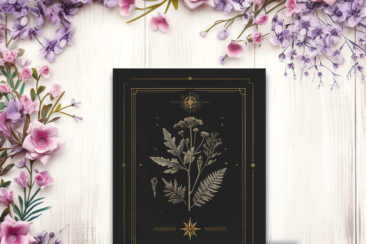 Gilded Botanical Field Book Cover, a Brochure Template by LA Design (Photo 7 of 10)