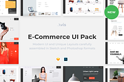 Avis - E-Commerce UI Pack, an UI Kit Template by Alexandr Gorbatov (Thumbnail 1 of 8)