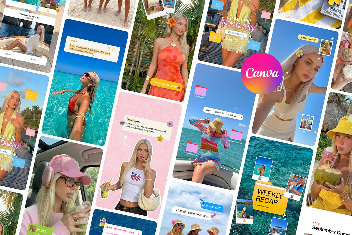 Summer iOS Instagram Posts - Canva, a Social Media Template by TheTemplateTopia (Photo 6 of 9)