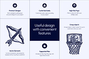 Vintage Sports Illustration Set, a Sport Illustration by Prosymbols (Thumbnail 2 of 8)