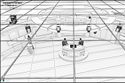 Virtual TV Studio News Set 27, an Architecture 3D Model by akerStudio (Thumbnail 35 of 49)