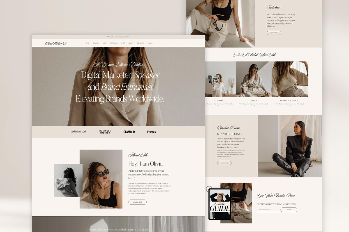 Wix Website Template for Coaches, a Wix Template by Presentibox (Photo 8 of 11)