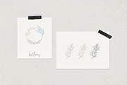 Botanical hand drawn elements, an Outline Icon by mayrum (Thumbnail 4 of 10)