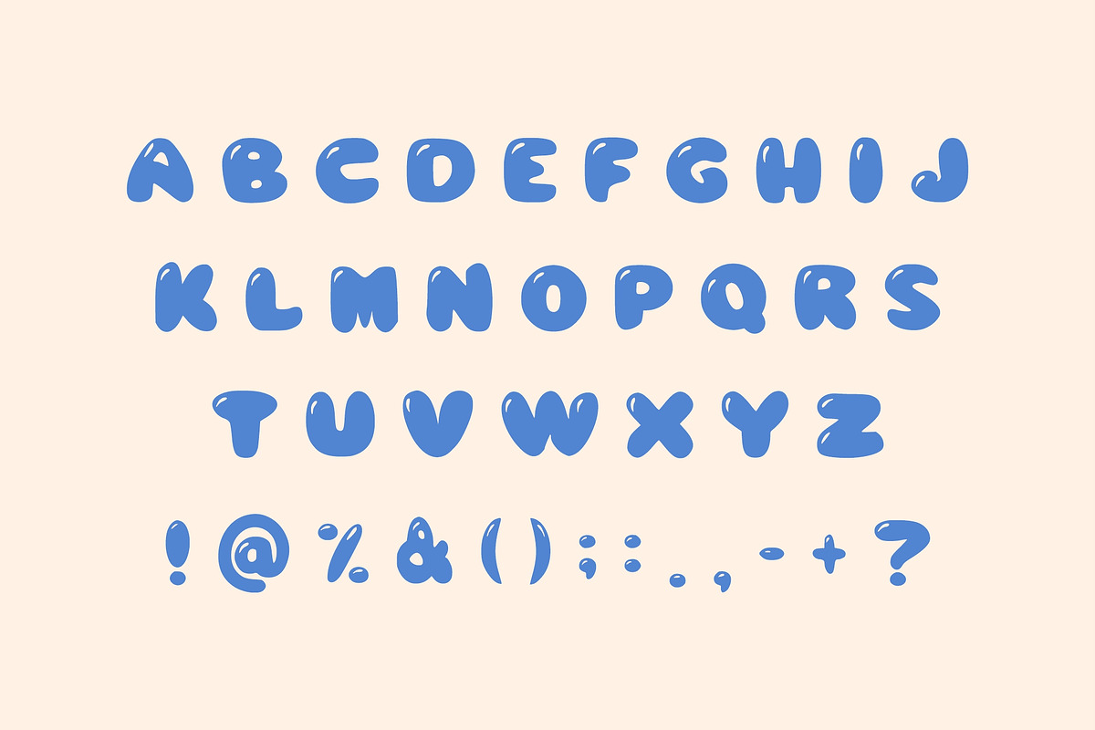 Gemoy Boba, a Font by Limited.studio (Photo 5 of 7)