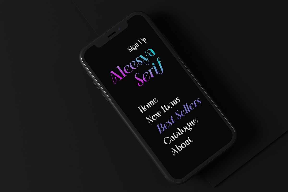 Aleesya Serif Font Family, a Serif Font by Ryul Davidson (Photo 11 of 15)