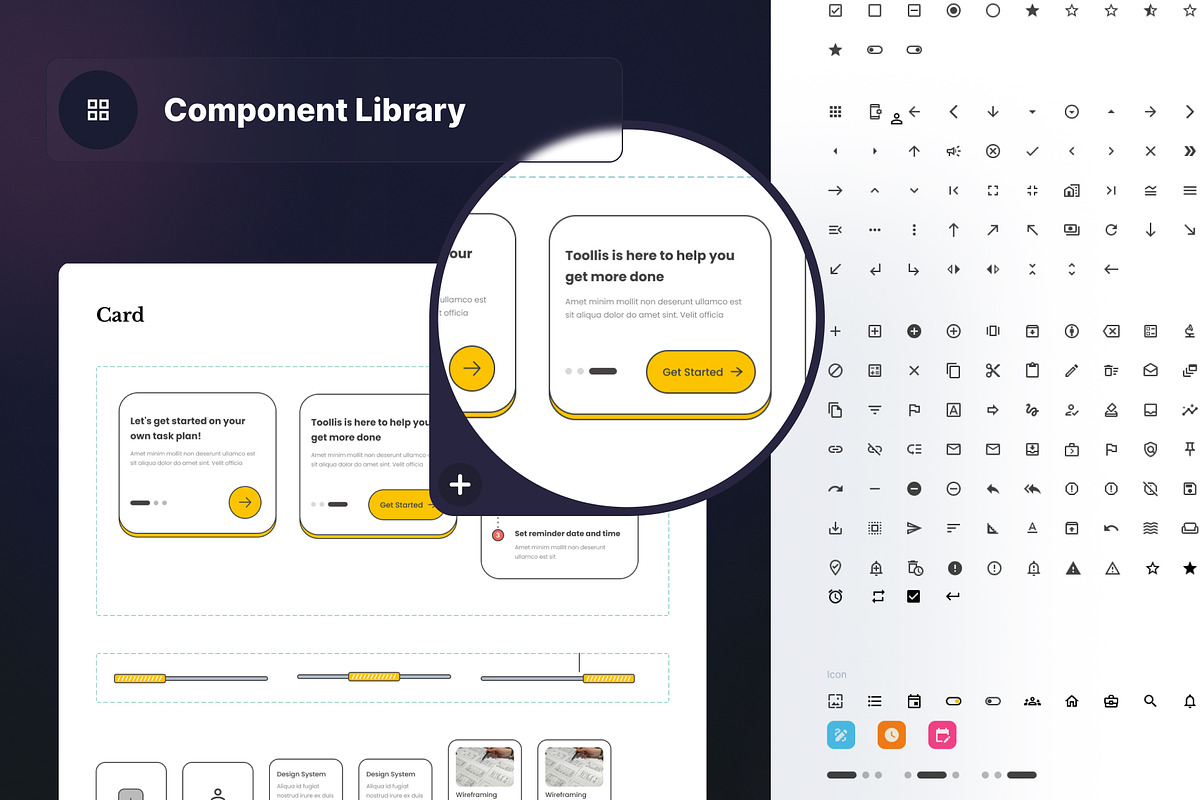 Toollis - To Do List App UI Kit, a Templates & Theme by hiddemaru (Photo 4 of 6)