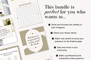 Instagram Post Template Luxe Canva, a Social Media Template by HerstedHertz (Thumbnail 9 of 9)