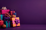 86 Gift boxes with ribbons and bows, a Holiday Photo by Handmadefont (Thumbnail 40 of 90)