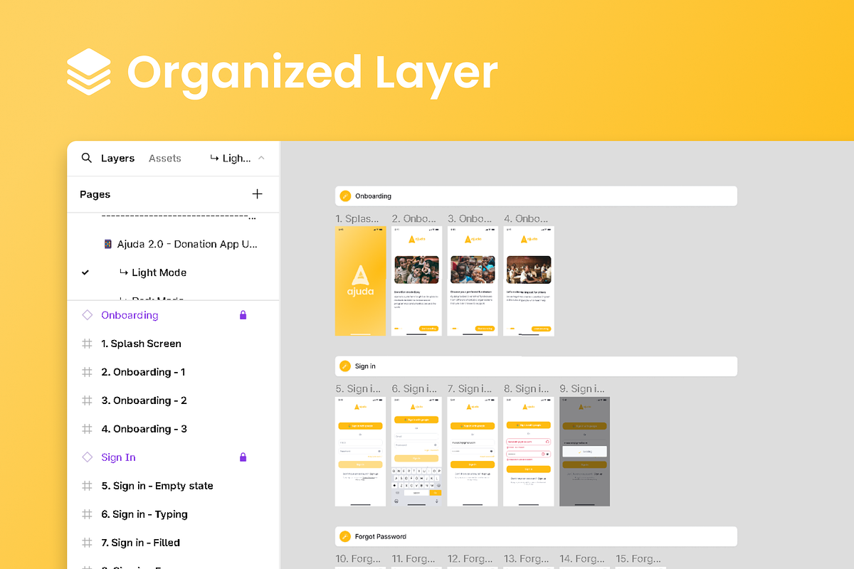 Ajuda 2.0 - Donation App UI Kit, an UI Kit Template by Jarvin Studio (Photo 6 of 7)