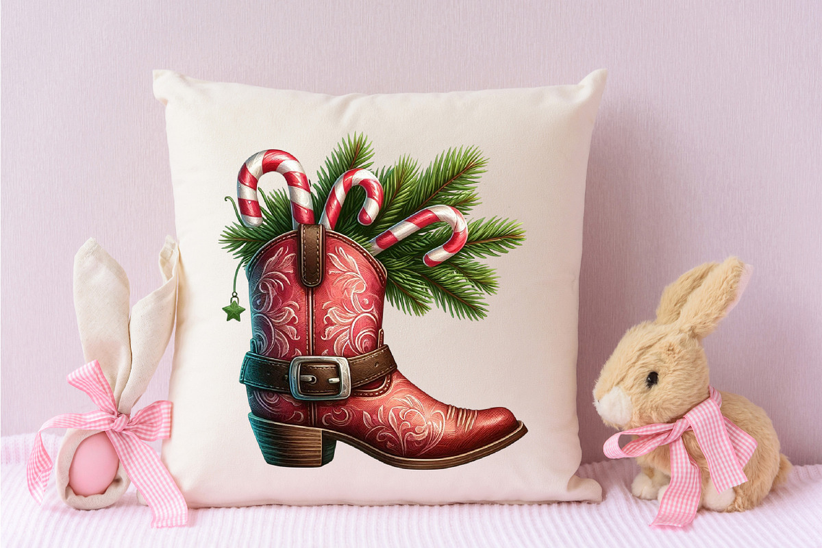 Christmas Western PNG, an Illustration by Designking (Photo 4 of 4)