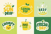 Lemon Chomp - Fresh Display Font, a Symbol Font by figuree studio (Thumbnail 7 of 7)