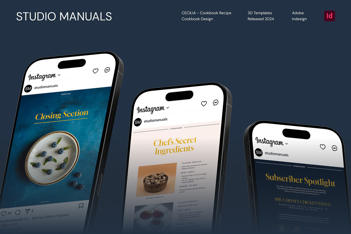 CECILIA - Cookbook Recipe, a Social Media Template by Studio Manuals (Photo 6 of 8)