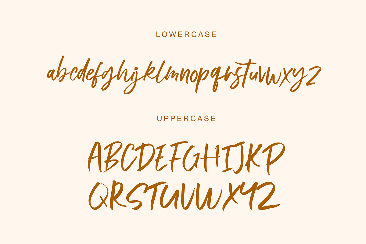 Onestep Handmade Brush Font, a Script Font by Yuby Creative (Photo 7 of 8)