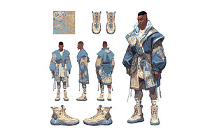 Fashion streetwear character cartoon, an Object Illustration by Onyx