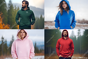 Gildan 18500B Hoodie Mockup Bundle, a Hoody Mockup by Genius Graph (Thumbnail 2 of 3)