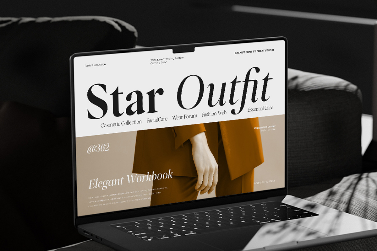 Balkist - 12 Font Family, a Serif Font by Mulkan Nazir (Photo 15 of 15)