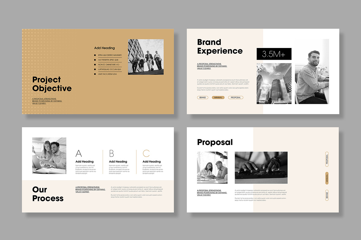 Brand Proposal Presentation Template, a Print Template by MightyDesign (Photo 4 of 8)