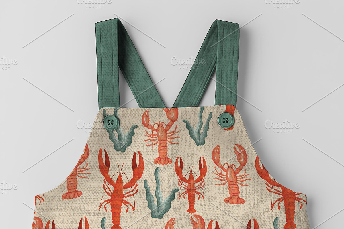 Baby Overall Shorts Mockup, a Shirt Mockup by Nora Gad (Photo 14 of 16)
