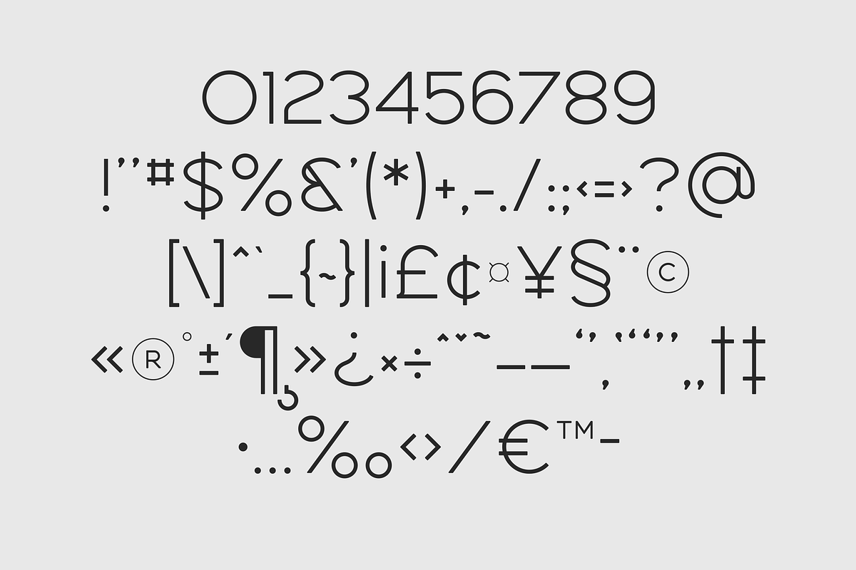Espial typeface - 36 fonts, a Sans Serif Font by VP Fonts (Photo 20 of 22)