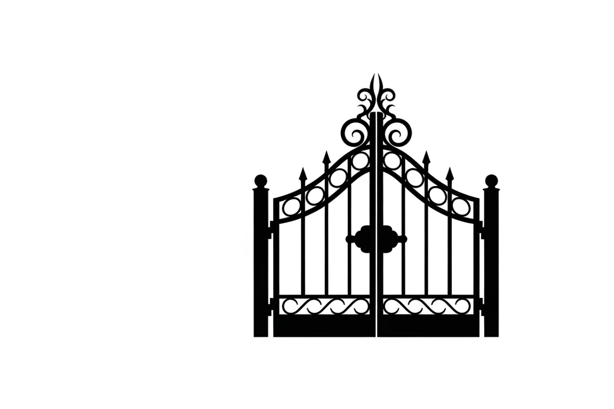 Ornate Iron Gate SVG Bundle, an Illustration by Designs_River (Photo 24 of 31)