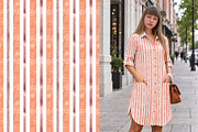 Amber Plaid & Stripe Patterns, a Decorative Illustration by YarovaArt (Thumbnail 9 of 14)