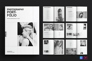 Photography Portfolio Template, a Brochure Template by E-Type