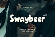 Swaybeer | Fancy Display Font, a Handwritten Font by Koplexs Studio (Thumbnail 1 of 10)