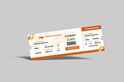 Ticket Mockup, a Product Mockup by graphictime (Thumbnail 3 of 12)