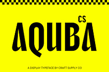 CS Aquba – Bold Font
