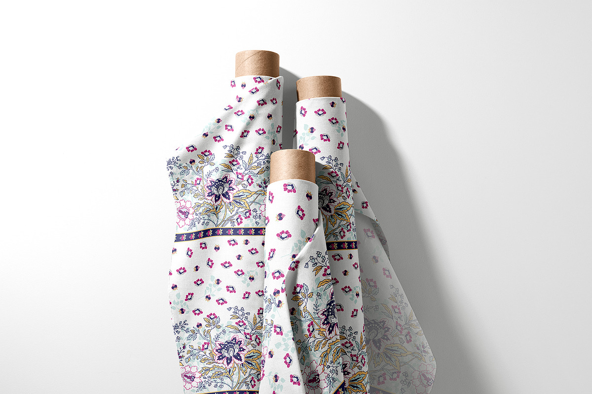 Ethnic Border Floral Pattern, a Pattern Graphic by StudioGlouna (Photo 6 of 9)