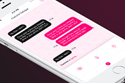 Messenger Template for iPhone, an UI Kit Template by Made by Rheon (Thumbnail 5 of 5)