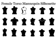 Female torso mannequin silhouette, a Graphic by Gfx_Store (Thumbnail 10 of 10)