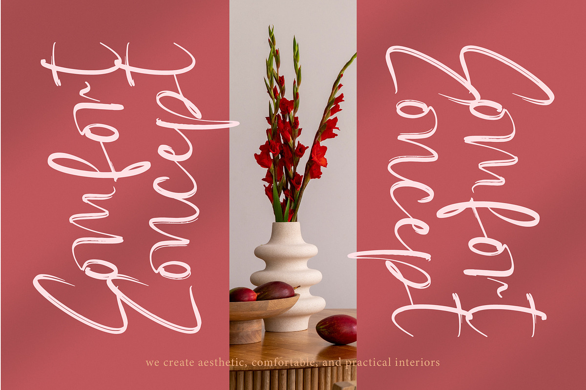 Baplosy Startera Bold Brush Font, a Script Font by Letterena Studios Script (Photo 8 of 20)