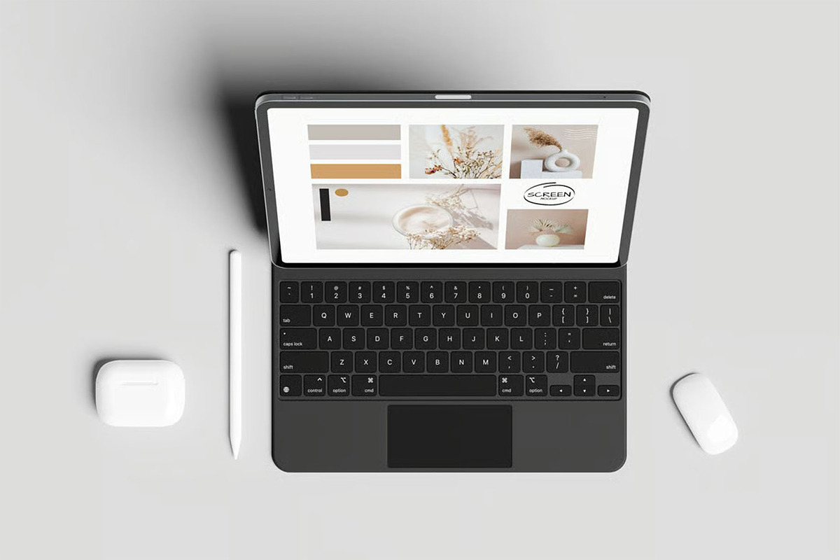 iPhone 12 & iPad Pro Mockup, an iPhone Mockup by zpackcreative (Photo 4 of 6)