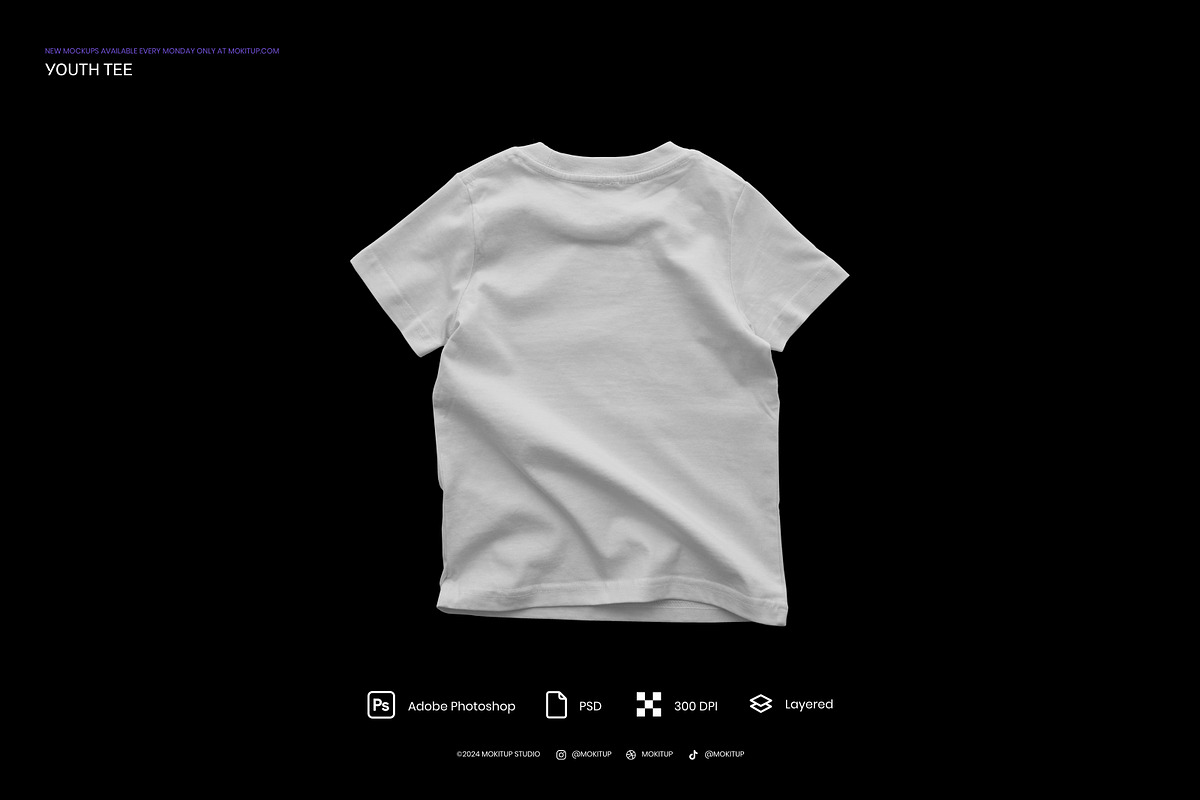 MOKITUP: Kids Tee Mockup, a Shirt Mockup by MOKITUP (Photo 4 of 4)