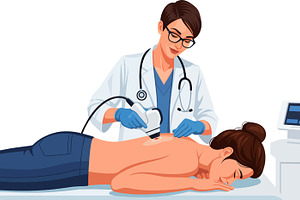 Medical Ultrasound Therapy, a Health & Medical Photo by angellodeco