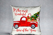 Christmas Red Truck Sublimation, an Illustration by vivastarkids (Thumbnail 6 of 6)