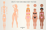 Character portrait creator (PSD), a Person Illustration by Mandarinkas art (Thumbnail 5 of 8)