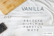 Vanilla - A handmade sans serif font, a Sans Serif Font by BohoCalligraphy (Thumbnail 3 of 4)